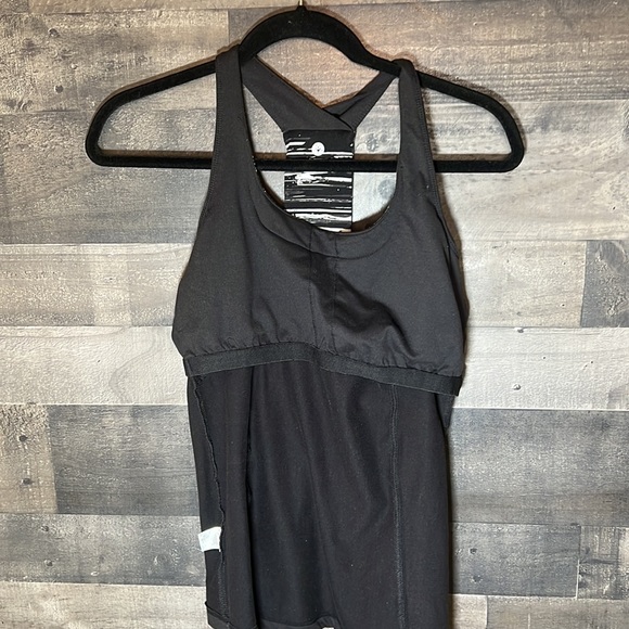 Soybu Tank Top Black with White Design Down Back - Picture 5 of 6